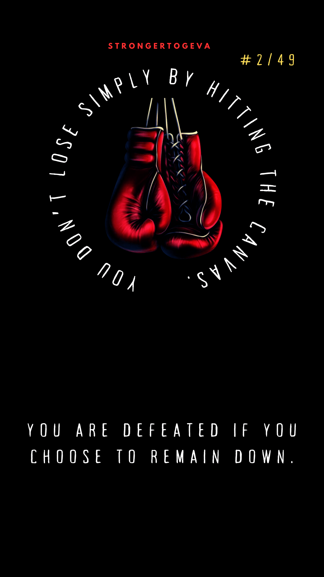 You dont lose (limited edition) - Strongertogeva